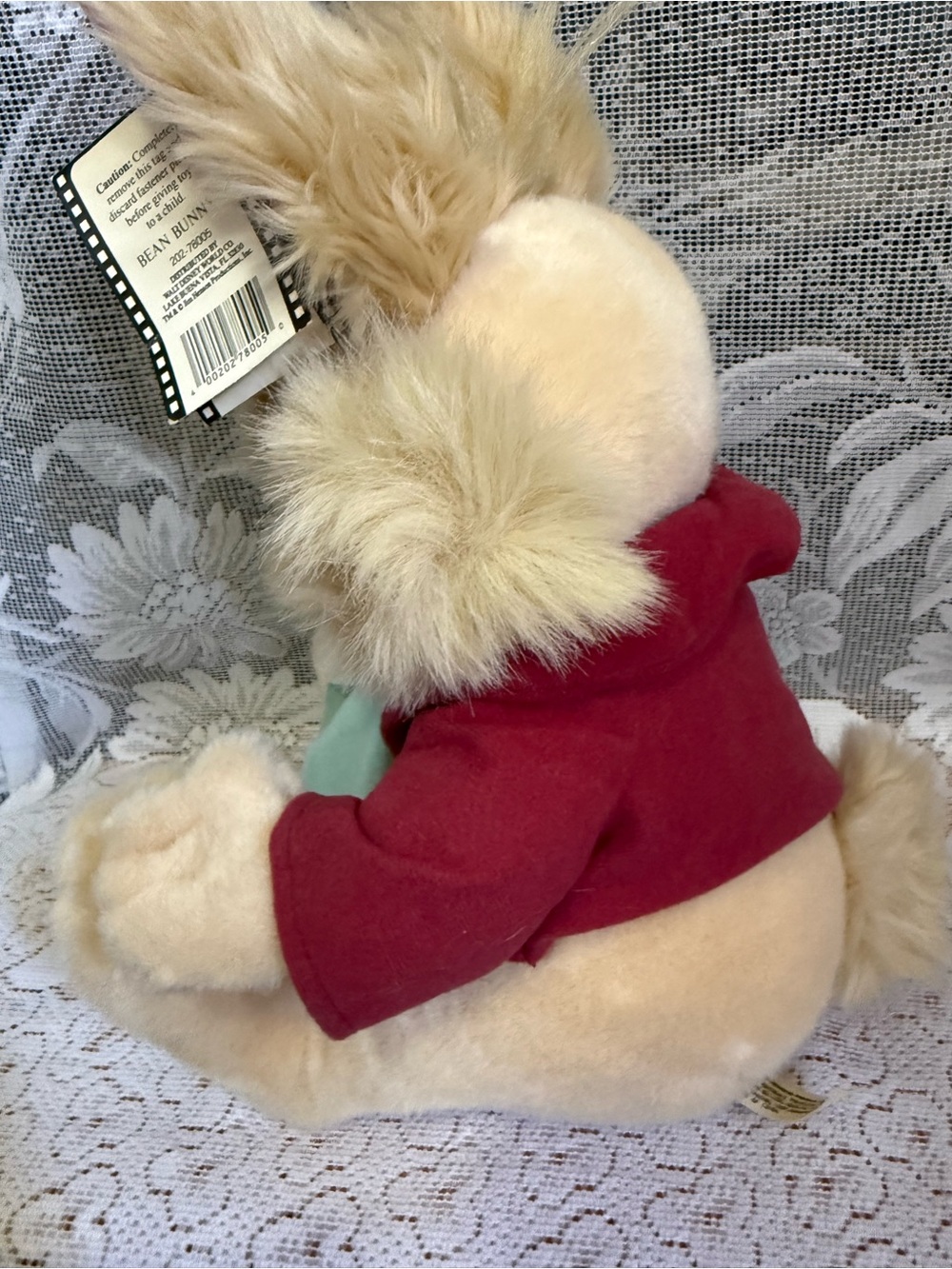 Vintage Muppets Christmas Carol Bean Bunny Plush - Picture 6 of 7